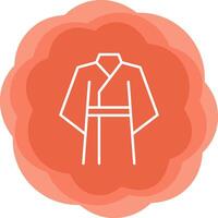 kimono vector icono