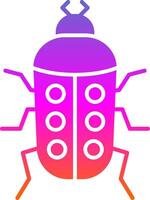 Insect Glyph Gradient Icon vector