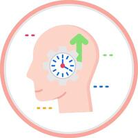 Productivity Flat Circle Uni Icon vector