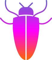 Insect Glyph Gradient Icon vector