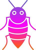 Insect Glyph Gradient Icon vector