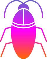Cockroach Glyph Gradient Icon vector