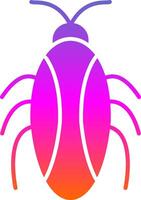Cockroach Glyph Gradient Icon vector