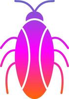 Cockroach Glyph Gradient Icon vector