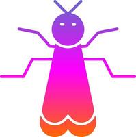 Insect Glyph Gradient Icon vector