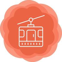 Cable Car Cabin Vector Icon