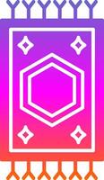 Carpet Glyph Gradient Icon vector