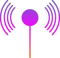 Wifi Glyph Gradient Icon vector