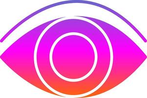 View Glyph Gradient Icon vector