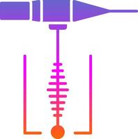 icono de gradiente de glifo de soldadura vector