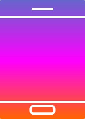 Cellphone Glyph Gradient Icon
