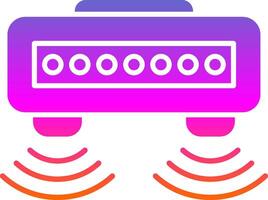 Motion Sensor Glyph Gradient Icon vector