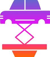 Car Repair Glyph Gradient Icon vector