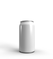 Can white isolated mock up object icon template design empty background dicut package metal product tin aluminium liquid plastic drink beverage water alcohol branding canister beer label vertical png