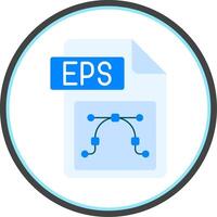 Eps file format Flat Circle Uni Icon vector