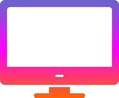 Secreen Glyph Gradient Icon vector