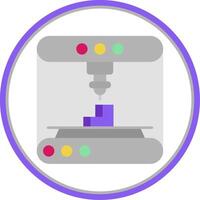 3d modeling Flat Circle Uni Icon vector