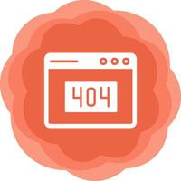 404 Error Vector Icon
