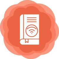 Wifi book Vector Icon