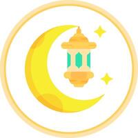 Ramadan Flat Circle Uni Icon vector