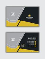 Modern Business Card - Creative and Clean Business Card Template. vector