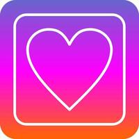 Favorite Glyph Gradient Icon vector