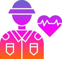 Medic Glyph Gradient Icon vector