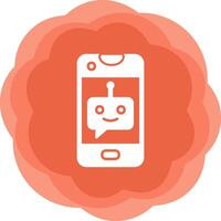 icono de vector de chatbot