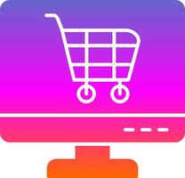 Ecommerce Glyph Gradient Icon vector