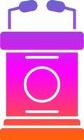 Lectern Glyph Gradient Icon vector