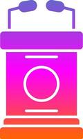 Lectern Glyph Gradient Icon vector