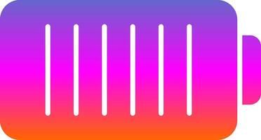 Battery Glyph Gradient Icon vector