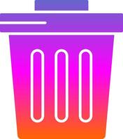 Remove Glyph Gradient Icon vector