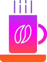 Coffee Mug Glyph Gradient Icon vector