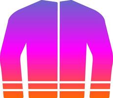 Coat Glyph Gradient Icon vector