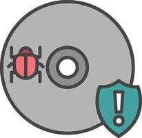 Cd Virus Vector Icon