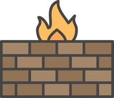 Firewall Vector Icon