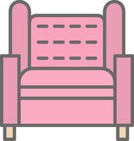 Armchair Vector Icon