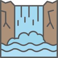 Waterfall Vector Icon