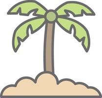 Palm Leaf Vector Icon