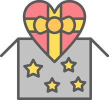 Heart Box Vector Icon