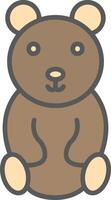 Teddy Bear Vector Icon