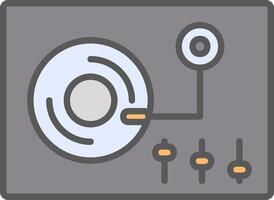 Turntable Vector Icon