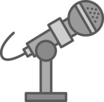 Microphone Stand Vector Icon