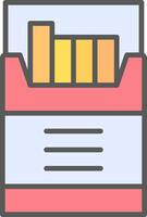 Cigarette Box Vector Icon