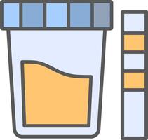 Urine Test Vector Icon