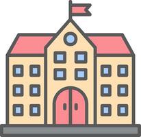 University Building Vector Icon