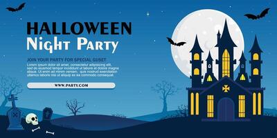 Halloween spooky cartoon illustration. Halloween Graphic design vector