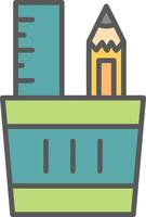 Stationery Vector Icon