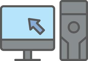 Computer Vector Icon